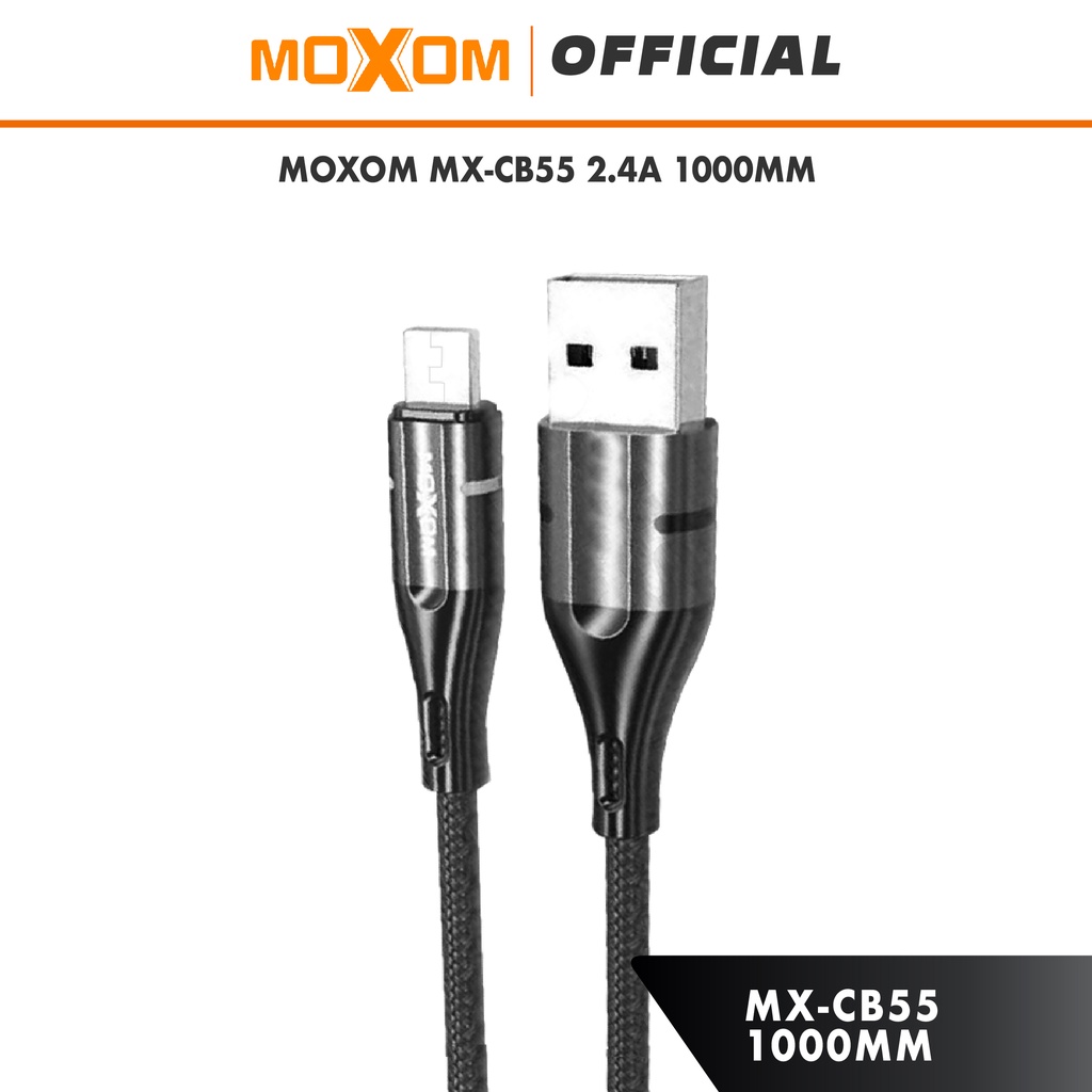 Moxom Micro Type C Green Power A Fast Charge Data Cable Compatible