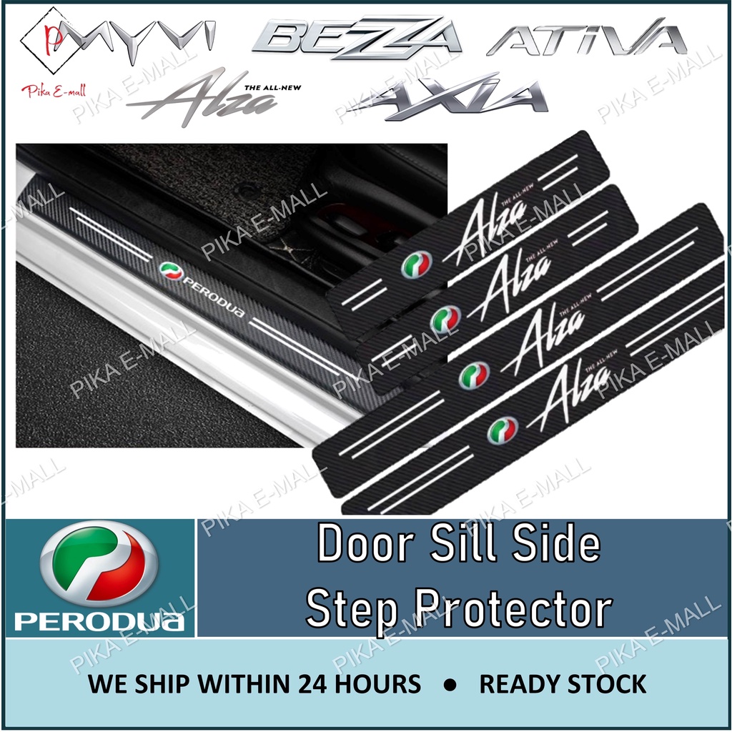 Perodua New Alza Baru Ativa Myvi Facelift Side Step Protector