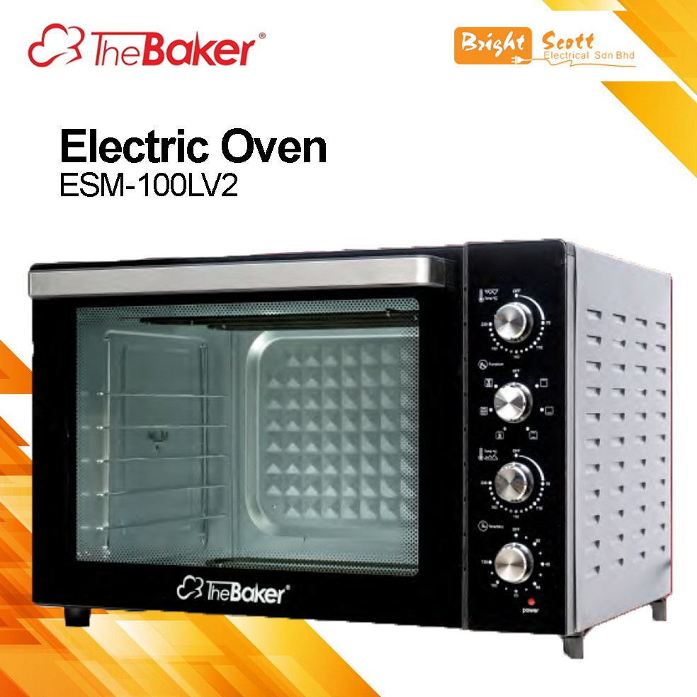 The Baker ESM 100LV2 Electric Oven 100L Shopee Malaysia