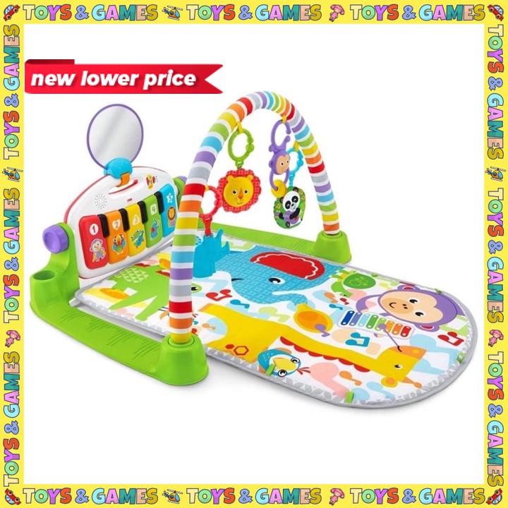 Original Fisher Price Deluxe Kick Play Piano Activity Gym Playmat For