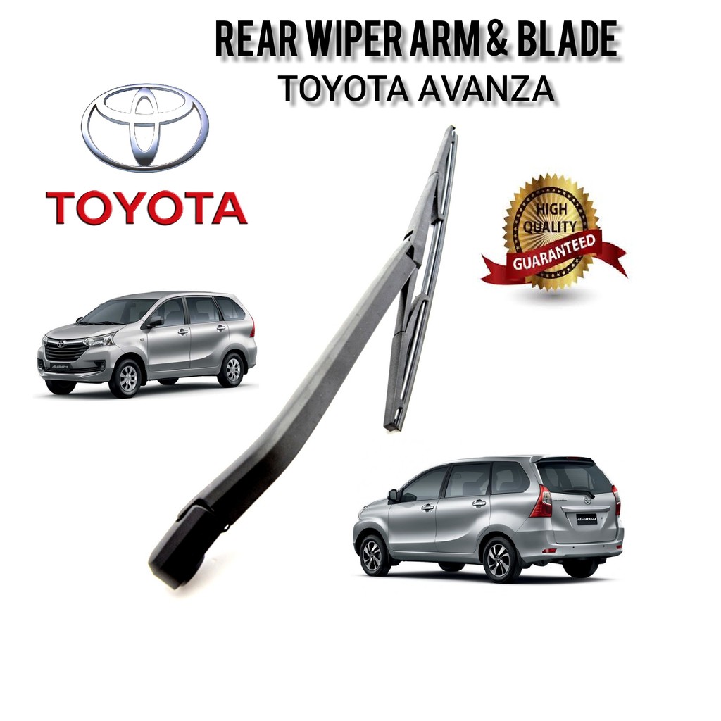 Toyota Avanza Rear Wiper Arm And Wiper Blade Shopee Malaysia