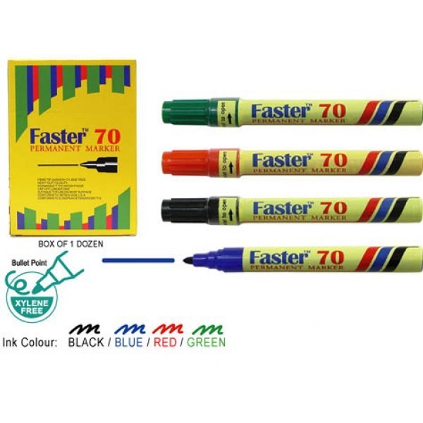 Faster Permanent Marker Pen Bullet Shopee Malaysia