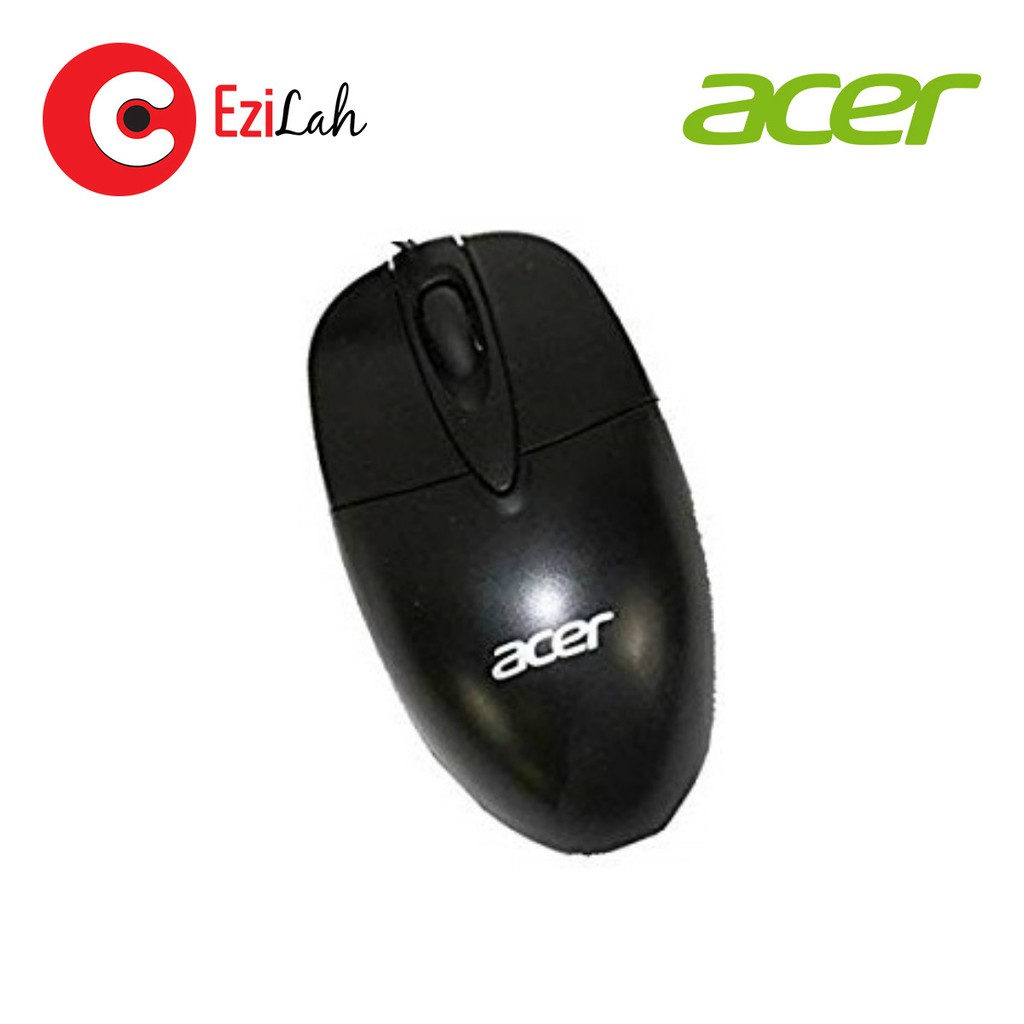 Acer Optical Wired Mouse Black Moanuoa Shopee Malaysia