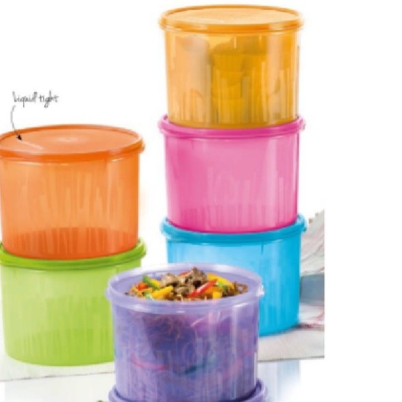 Tupperware Snack N Stack Textured Canister Liter Shopee Malaysia