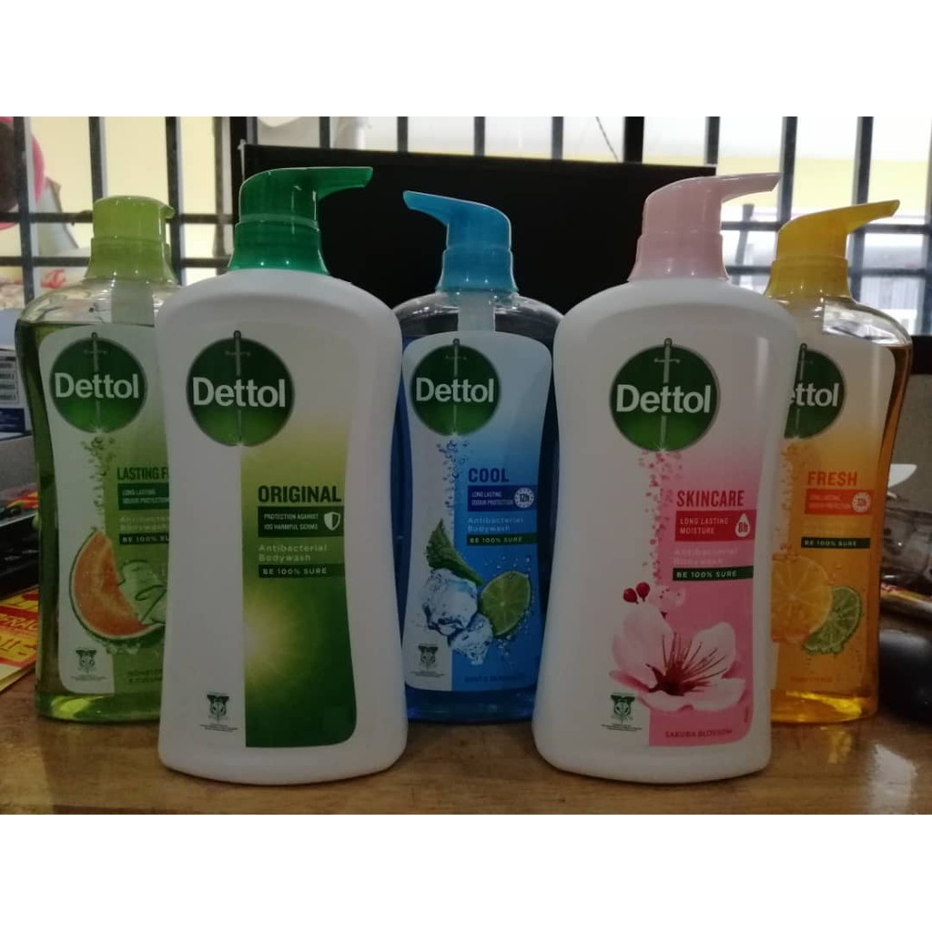 Dettol Body Wash Original Cool Fresh Lasting Fresh Skincare