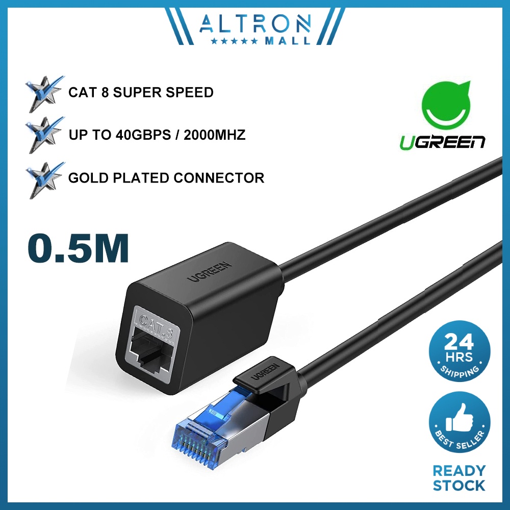 Ugreen Ethernet Extender Cable Cat Extension Network Gbps Rj Male