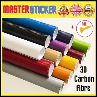 Car Vehicle 30cm X152CM 6D Carbon Fiber Vinyl Wrap Film Car Sticker