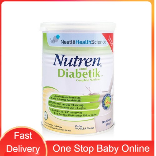 NUTREN DIABETIK VANILLA FLAVOUR 800G Exp02 2022 Shopee Malaysia