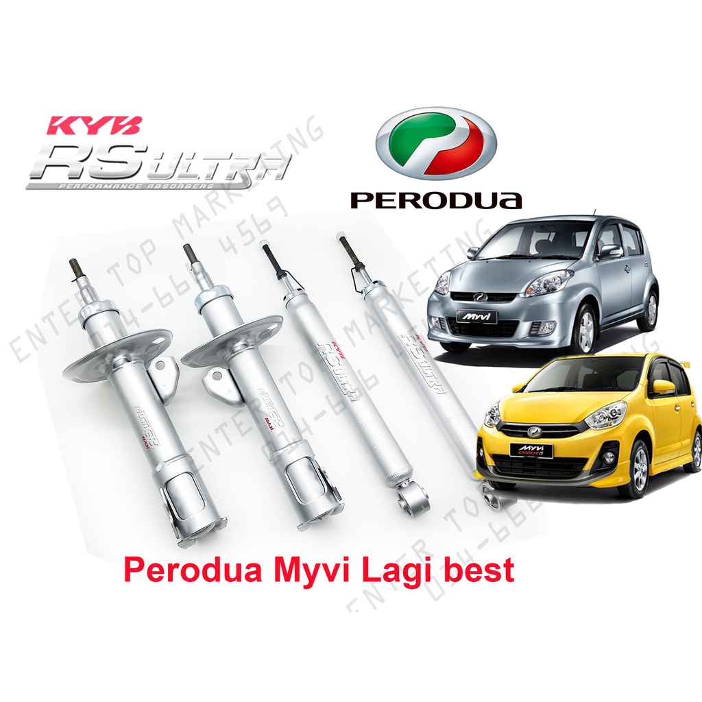 KYB RS Ultra Perodua Myvi Lagi Best Icon 05 17 Suspension GAS HEAVY