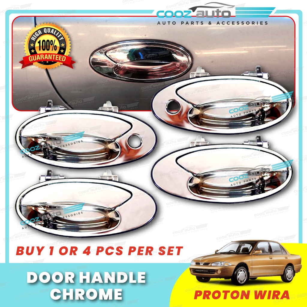 Proton Wira Door Outer Handle Door Handle CHROME Shopee Malaysia