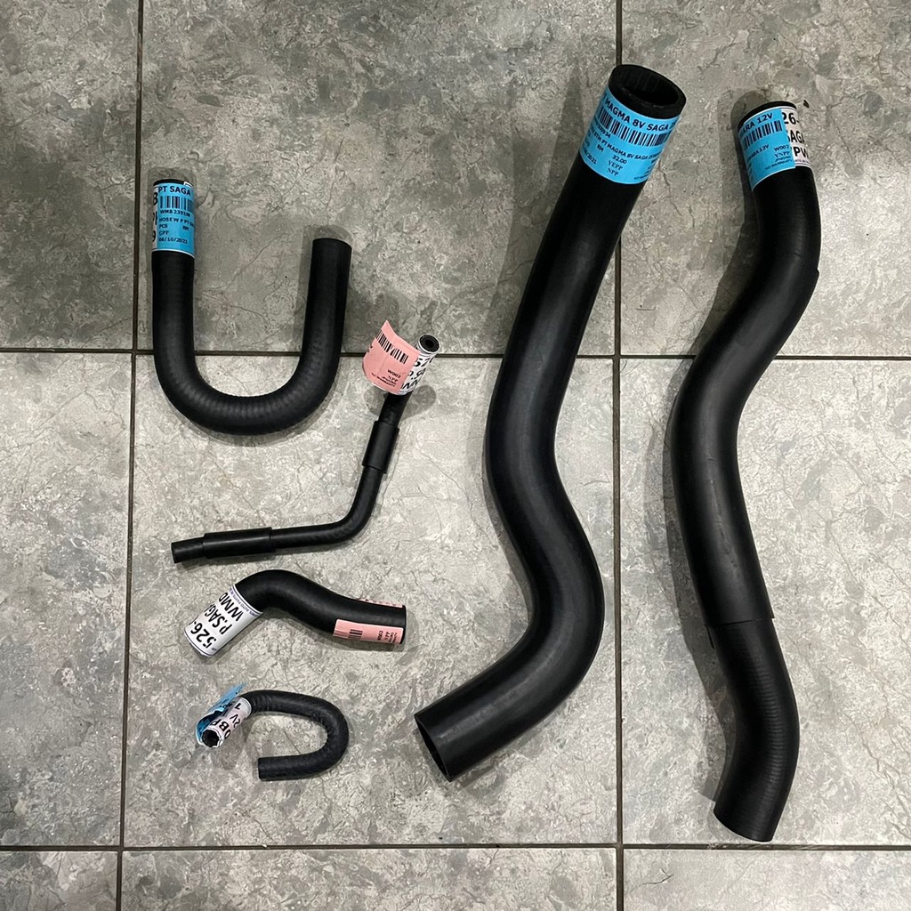 RADIATOR BY PASS HOSE SET PROTON SAGA ISWARA 12V MANUAL TOP BOTTOM BY