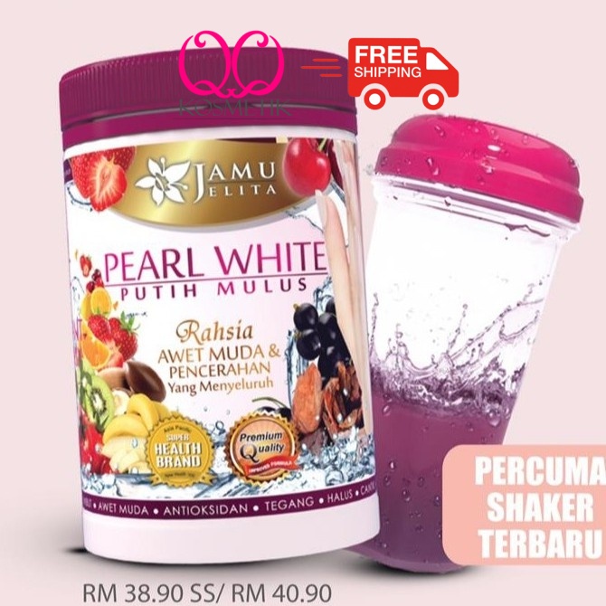 Free Pos Jamu Jelita Pearl White Putih Mulus Gm Ori Free