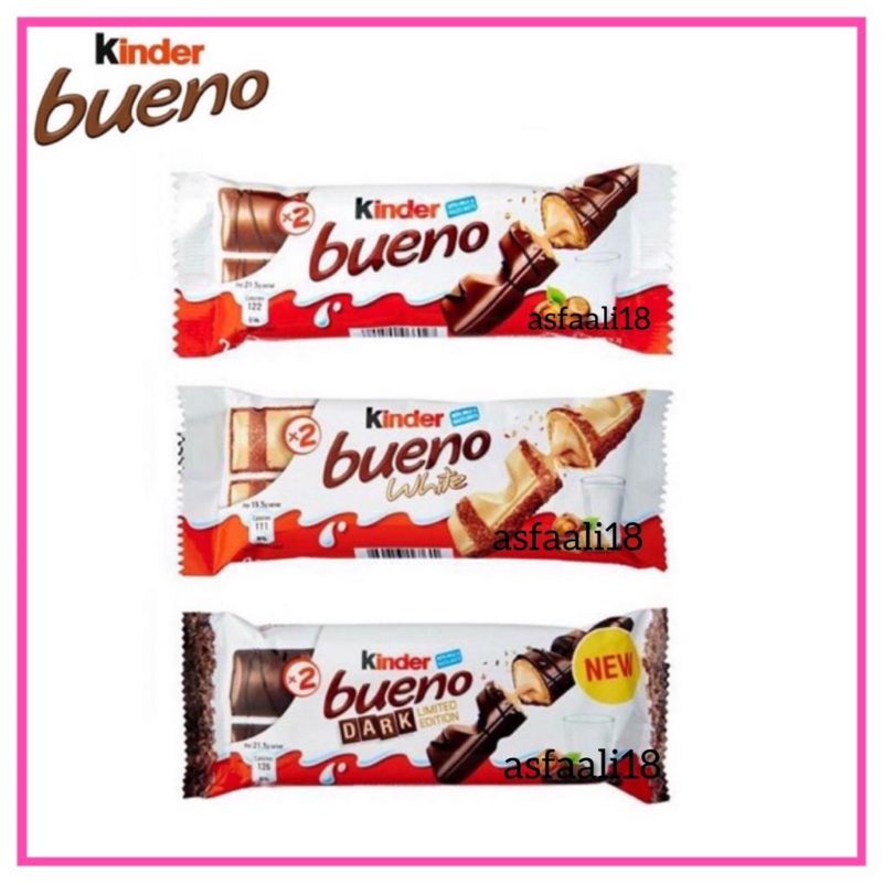 Kinder Bueno T2 Milk And Hazelnut Chocolate Kinder Bueno T2 White T2