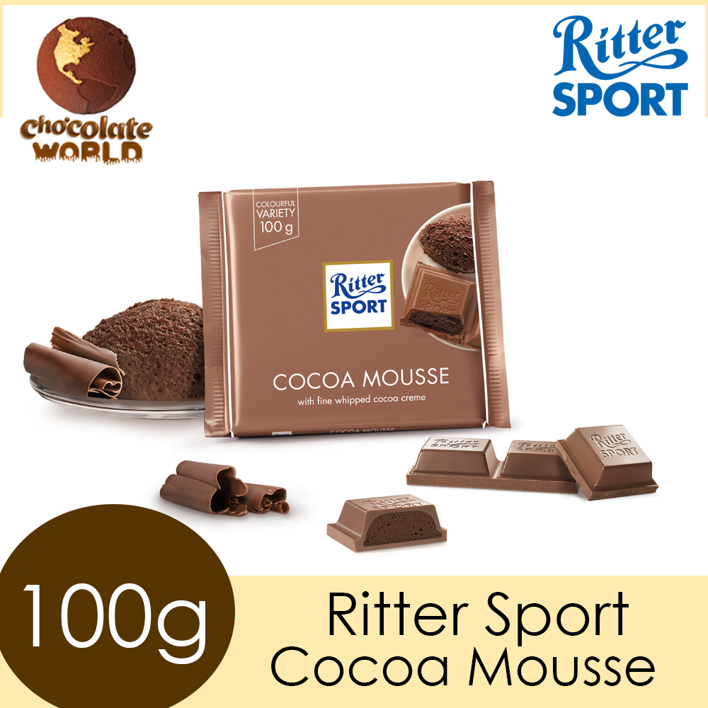 Ritter Sport Cocoa Mousse G Made In Germany Shopee Malaysia