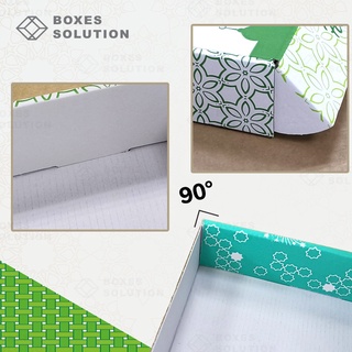 Ready Stock Hari Raya Colour Gift Box Craft Paper Box Pizza Box