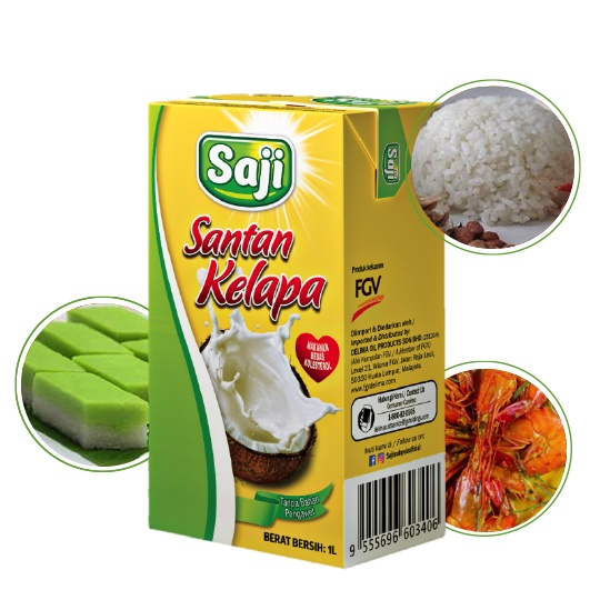 SAJI Santan Kelapa 200ml Shopee Malaysia