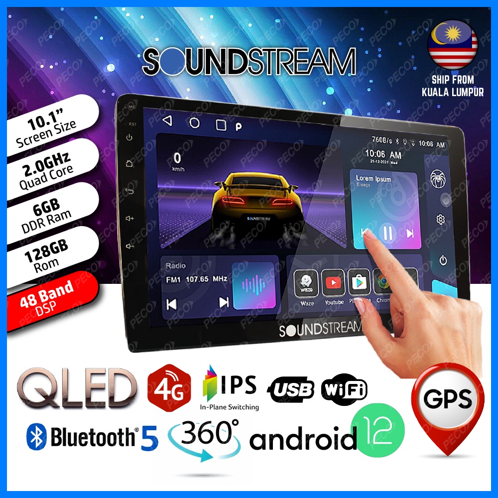 Soundstream Qled G Android Player Cyber Cam Supported Built In