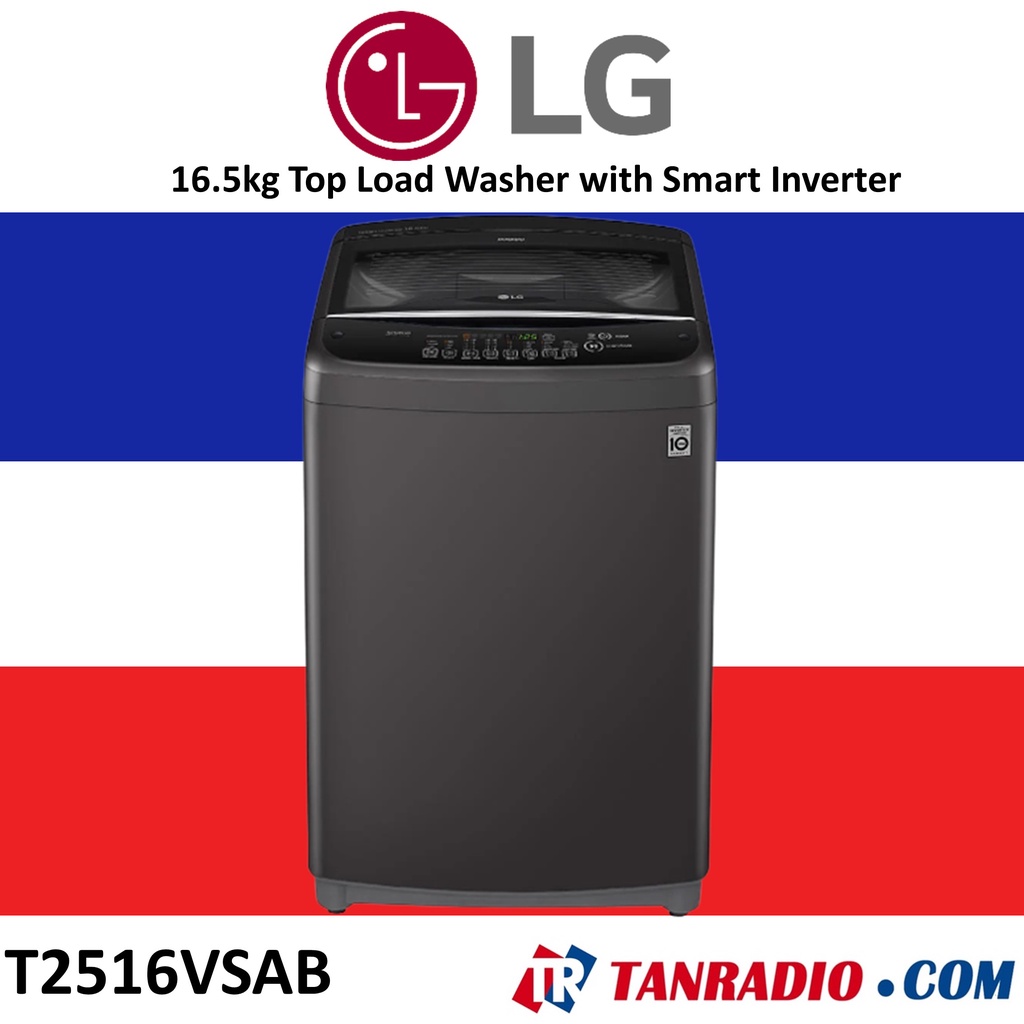 Lg Kg Top Load Washer With Smart Inverter Lg T Vsab Shopee