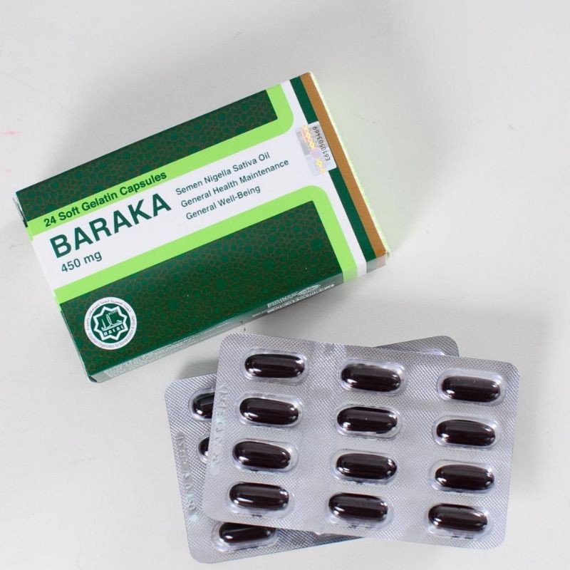 Baraka Habatus Sauda 24 S Gelatin Soft Halal Certified Shopee Malaysia