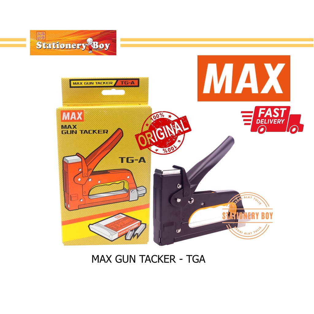 Max Tga Gun Tacker Stapler Gun Shopee Malaysia