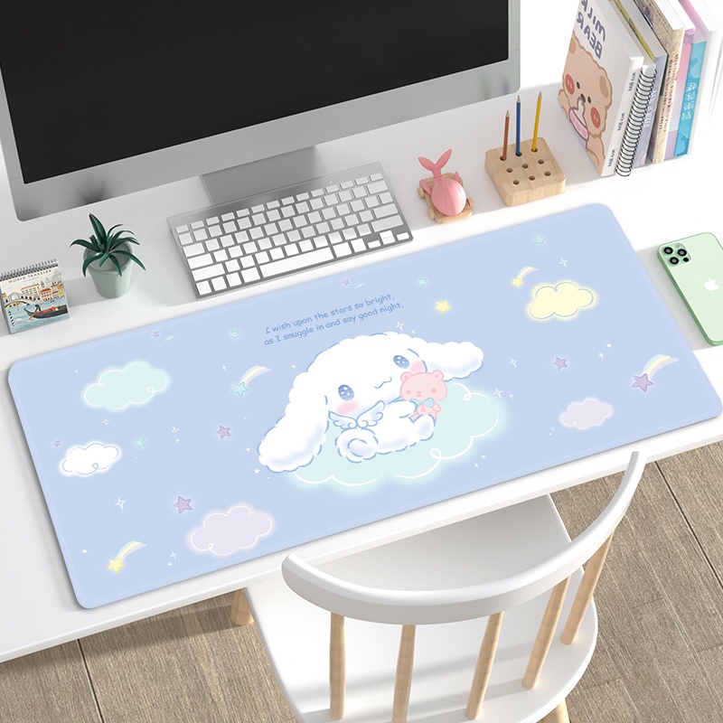 Kawaii Cinnamoroll Mouse Pad Large Gaming Mousepad Compute Mouse Mat