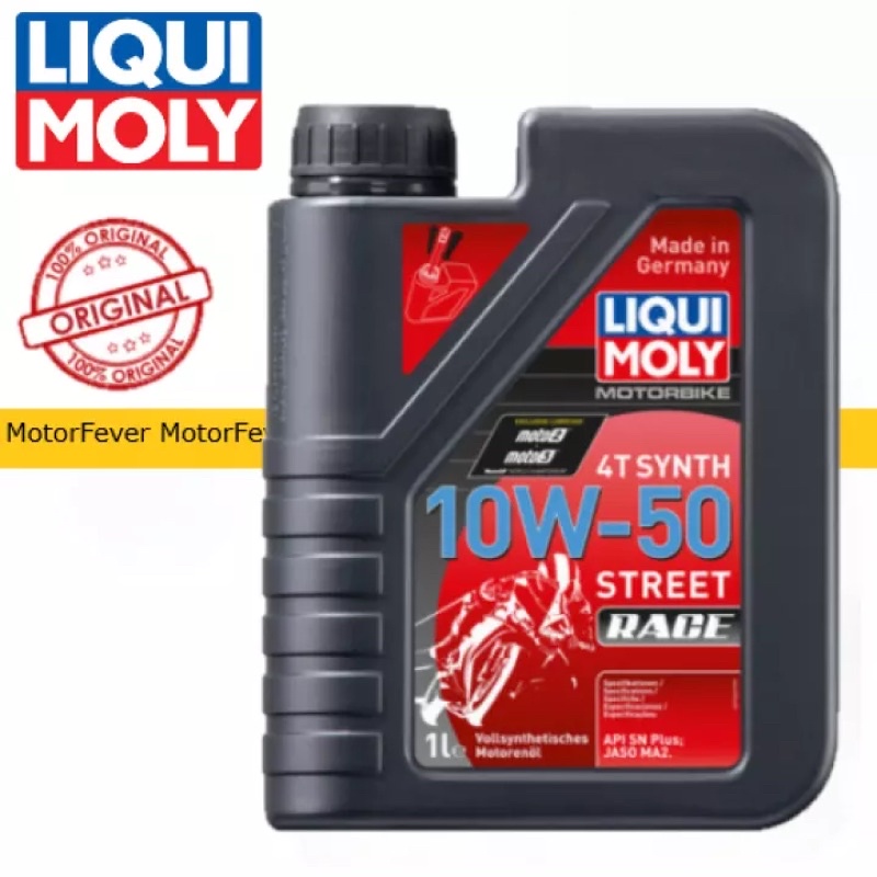 2022 LIQUI MOLY Motorcycle 4t 10W50 10W 50 Fully Synthetic Engine Oil