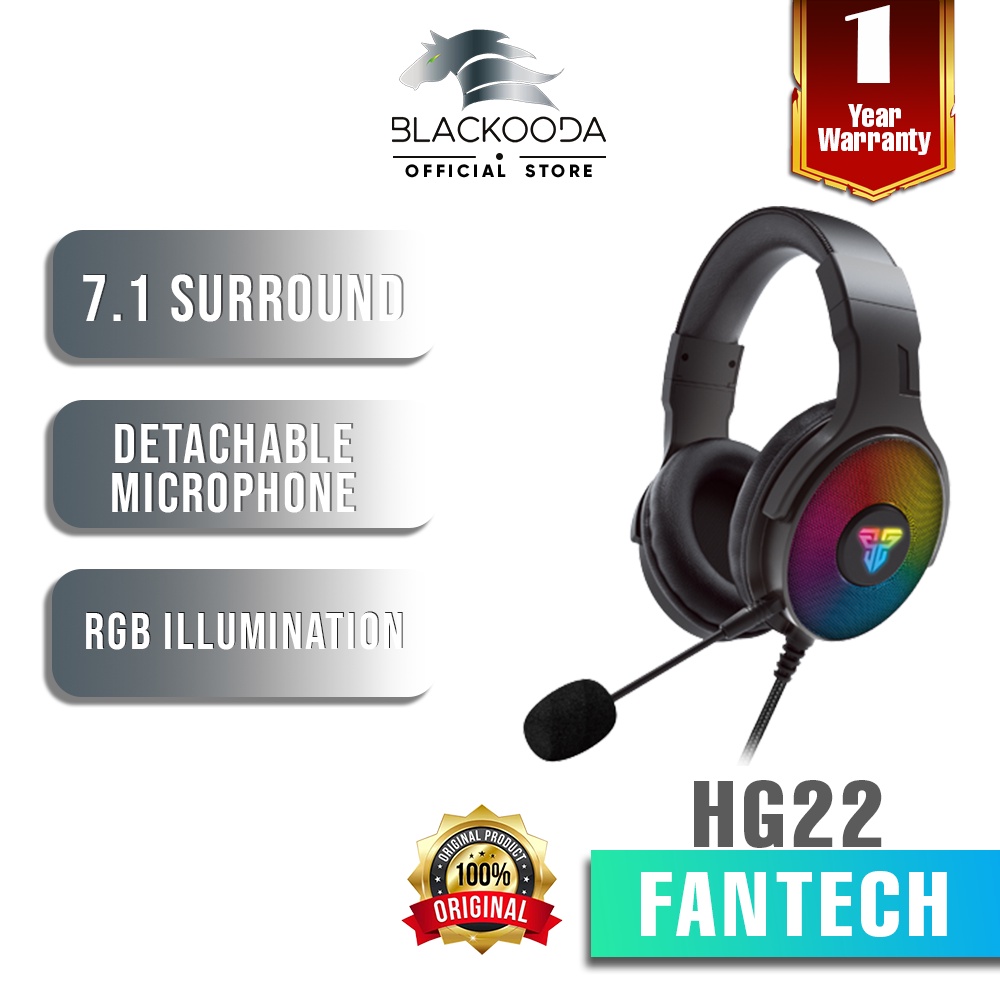 Fantech Fusion Hg Rgb Virtual Surround Sound Gaming Headset