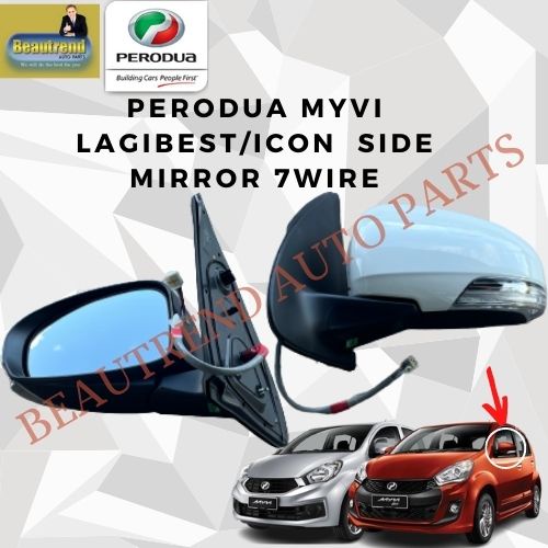 Perodua Myvi Lagi Best Side Mirror Myvi Icon Original Cermin Pandang