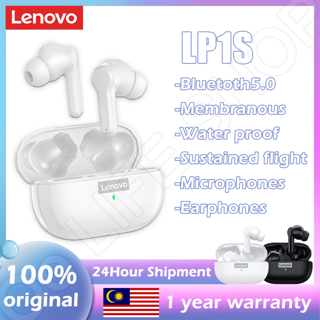 Lenovo New LP1S TWS Wireless Sport Earphone Bluetooth Upgraded Version