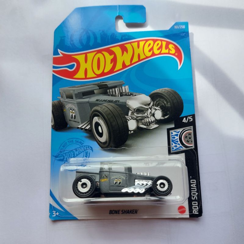 Hot Wheels Bone Shaker Mooneyes Grey Shopee Malaysia