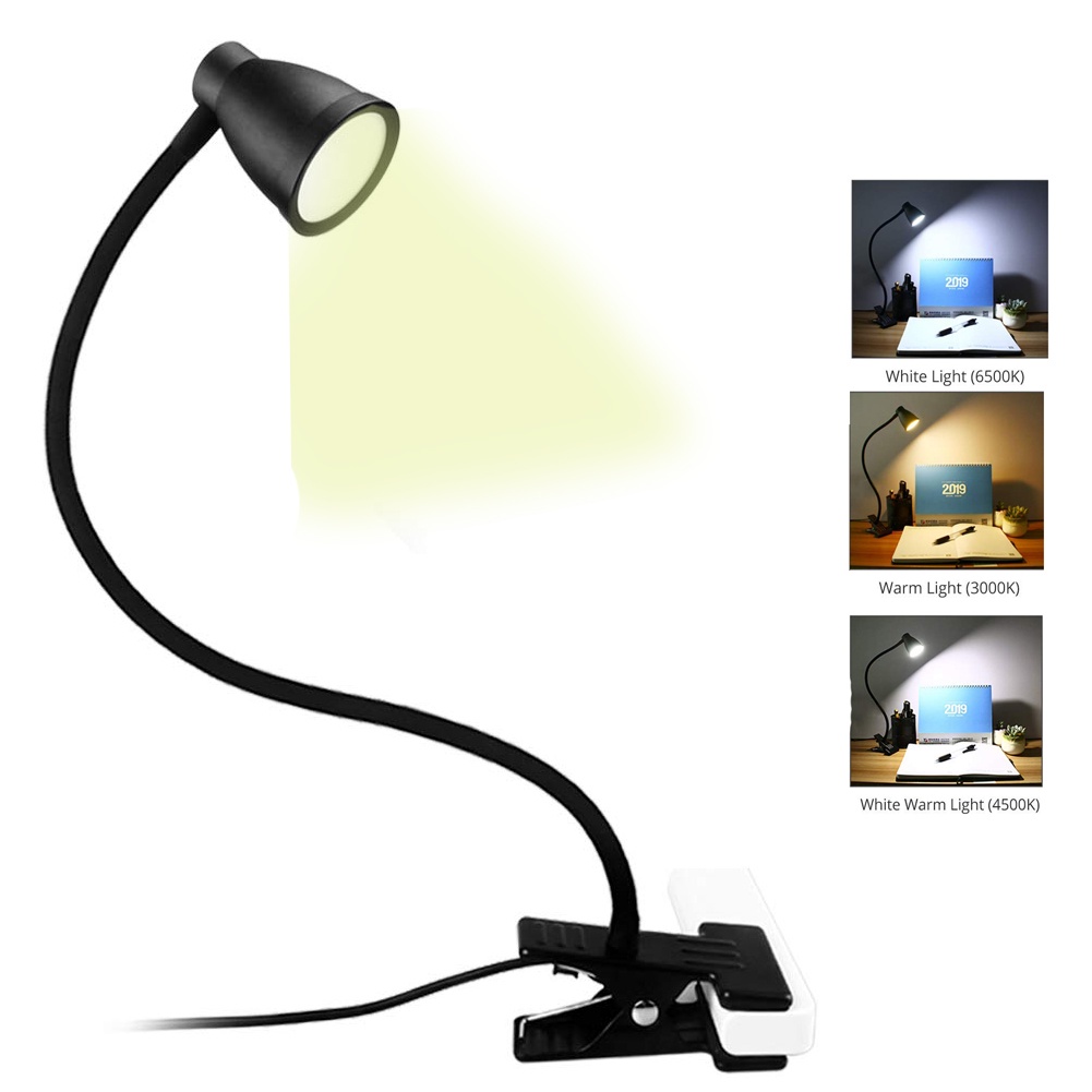 Led Clip Desk Lamp Dc V Flexible Gooseneck Clip Holder Usb Power Led