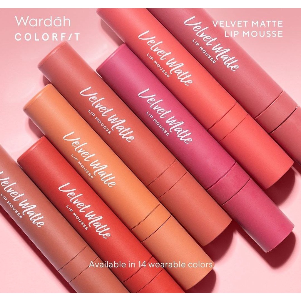 Ready Stock Original Wardah Colorfit Velvet Matte Lip Mousse