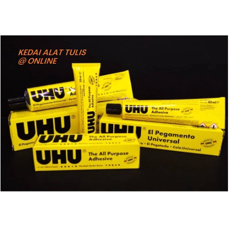 UHU ALL PURPOSE ADHESIVE GLUE 7g Ml 20Ml 60ML Shopee Malaysia