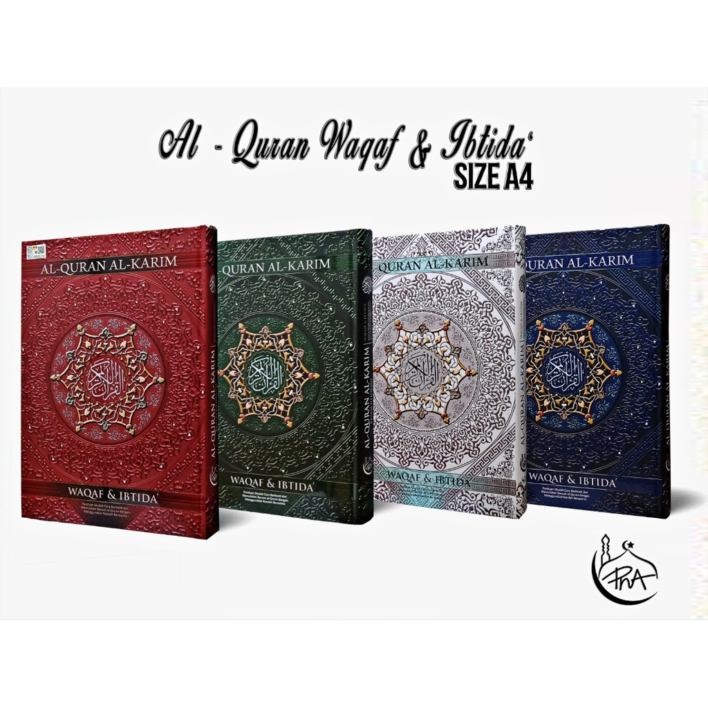 Ready Stock Al Quran Wakaf Ibtida Size A Termurah Pelbagai Warna