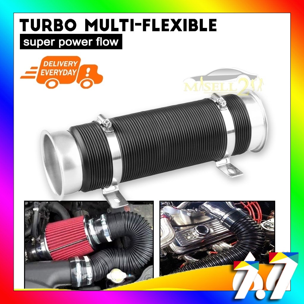 Adjustable Multi Flexible Air Intake Turbo Pipe Inlet Duct Tube Hose