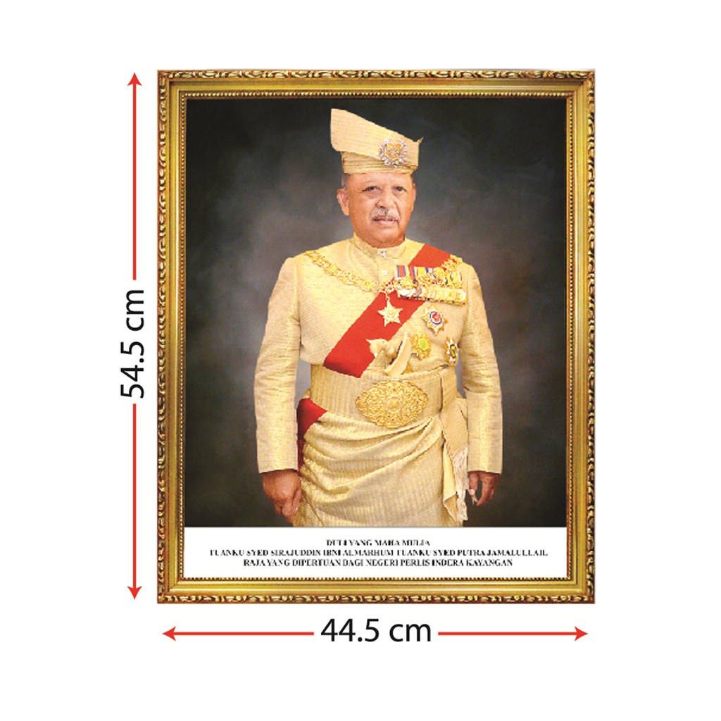 Bingkai Potret Sultan Perlis Sultan Perlis Portrait Shopee Malaysia Sexiz Pix