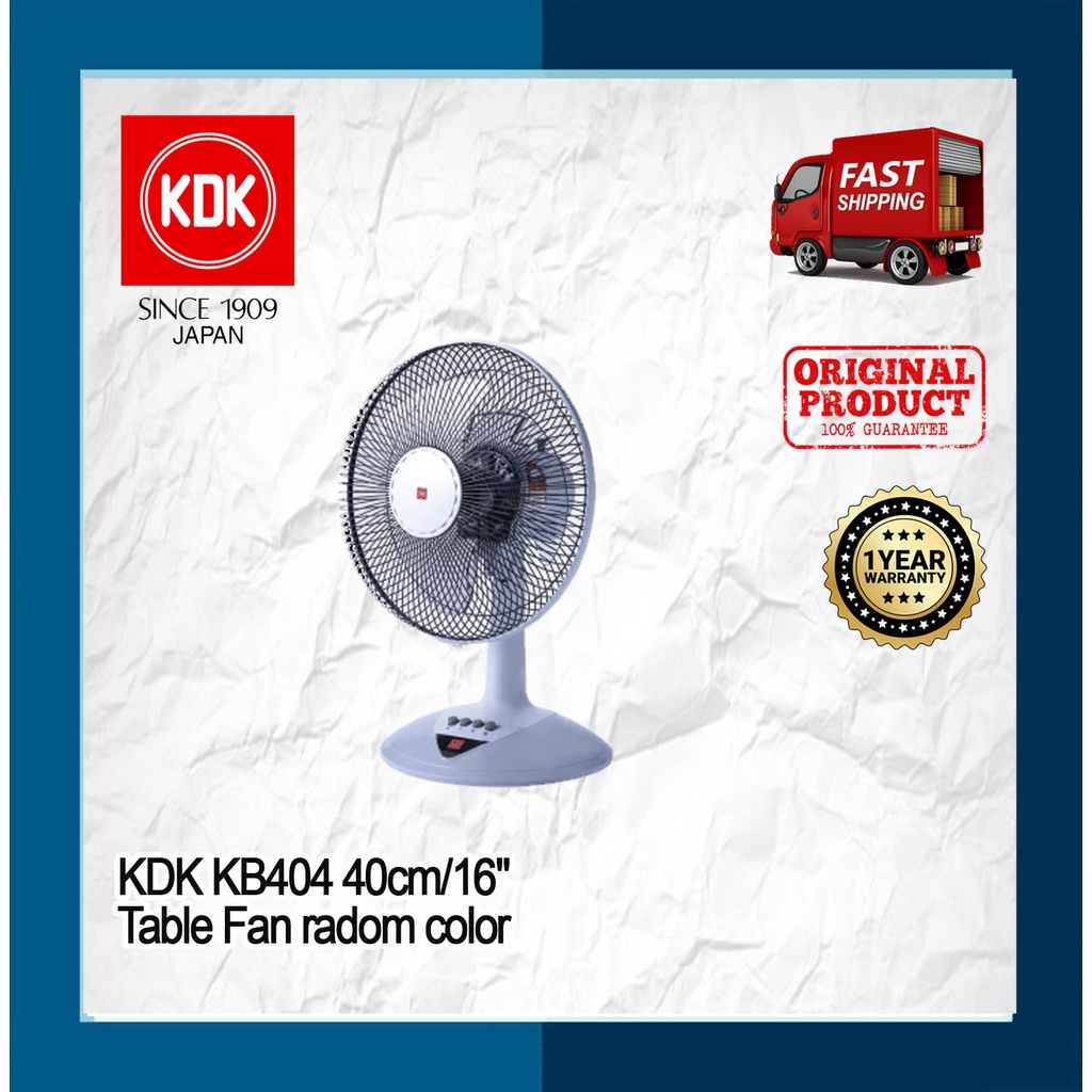 Kdk Table Fan Cm Kb Kipas Meja Shopee Malaysia