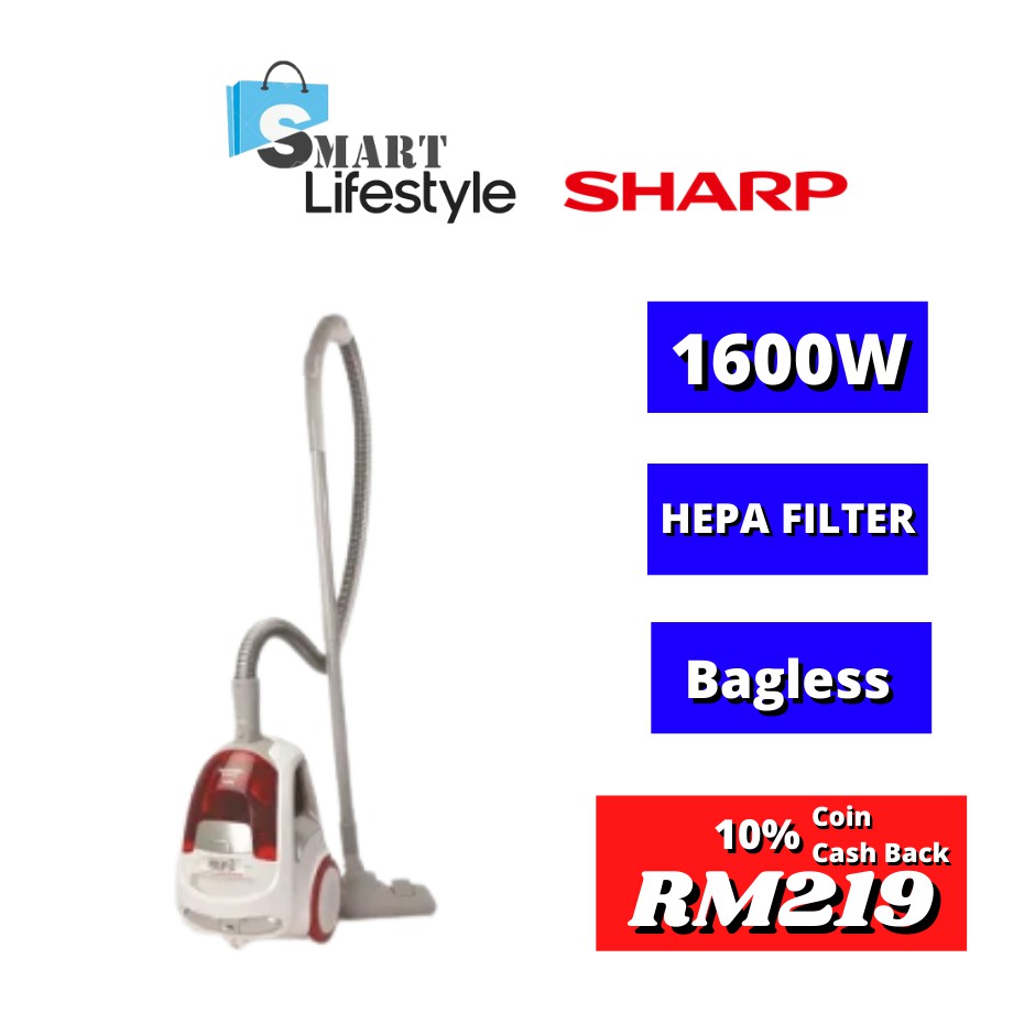 Sharp Bagless Vacuum Cleaner W Ecns R Shopee Malaysia