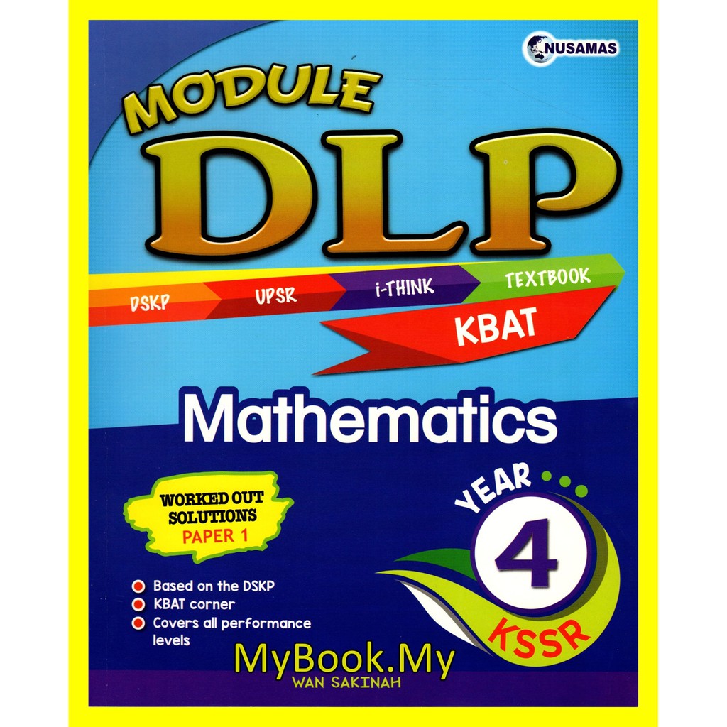 MyB Buku Latihan Module DLP Mathematics Year 4 Nusamas Shopee