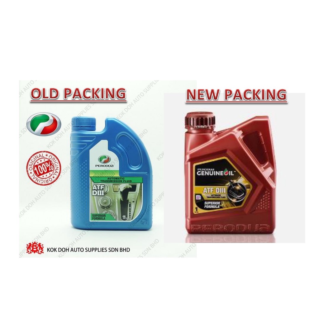 PERODUA ATF GEAR OIL DIII 1L GREEN 9004J 20001 AUTOMATIC