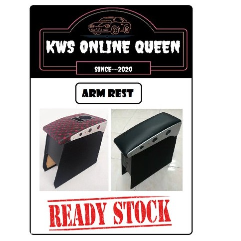 Armrest Console Box With Drink Holder For Perodua Axia Viva Myvi Old