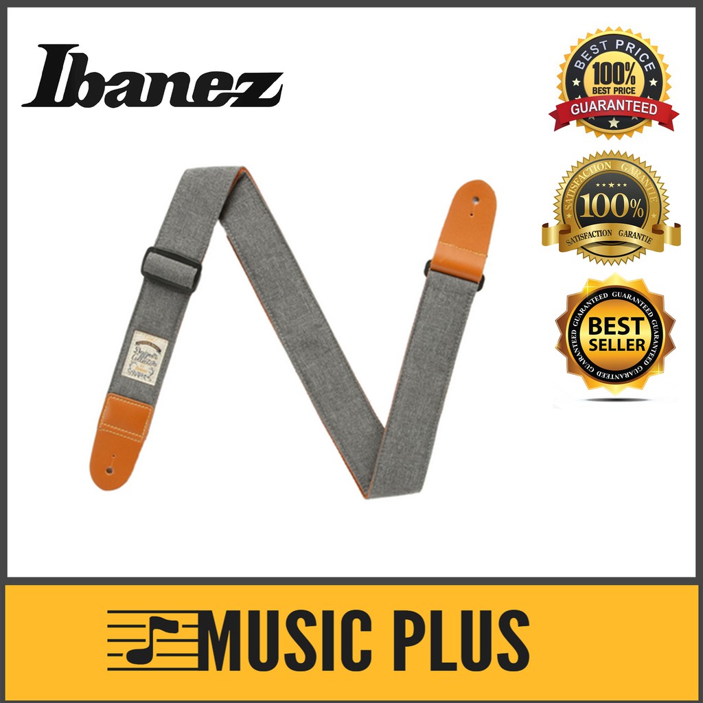 Ibanez DCS50D Designer Collection Guitar Strap Charcoal Grey DCS 50