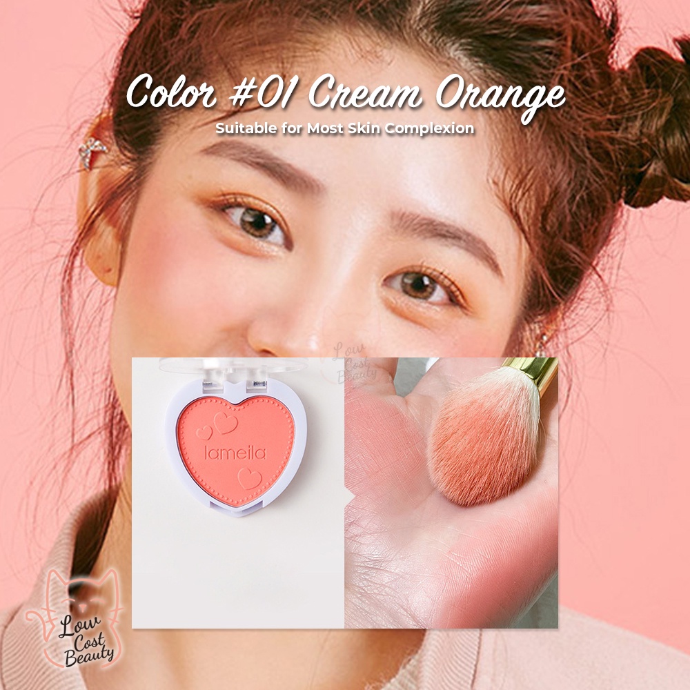 LAMEILA Blush Powder Natural Blusher Nude Naturally Pigmented Blusher