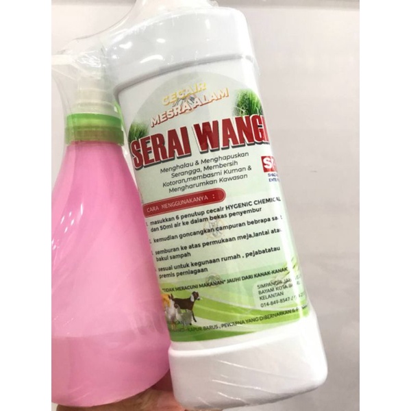 Cecair Mesra Alam Serai Wangi Spray Shopee Malaysia