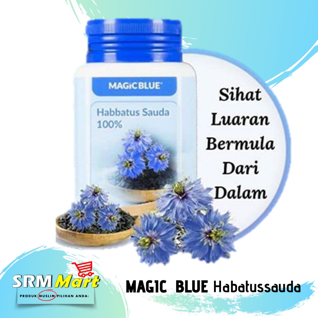 READY STOCK MAGIC BLUE HABBATUS SAUDA 60pcs Shopee Malaysia