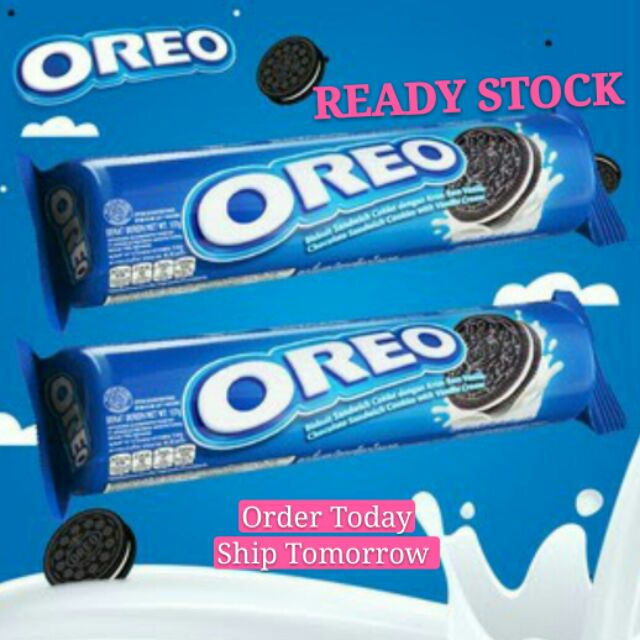 Oreo Vanilla Sandwich Cookies X G Shopee Malaysia