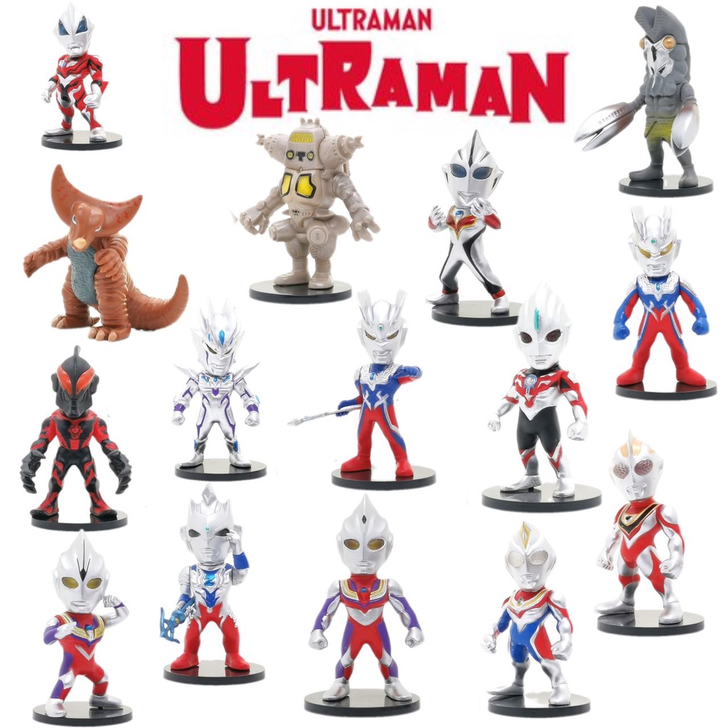 Oem Cm Cute Ultraman Tiga Dyna Gaia Orb Zero Belial Godzilla Geed