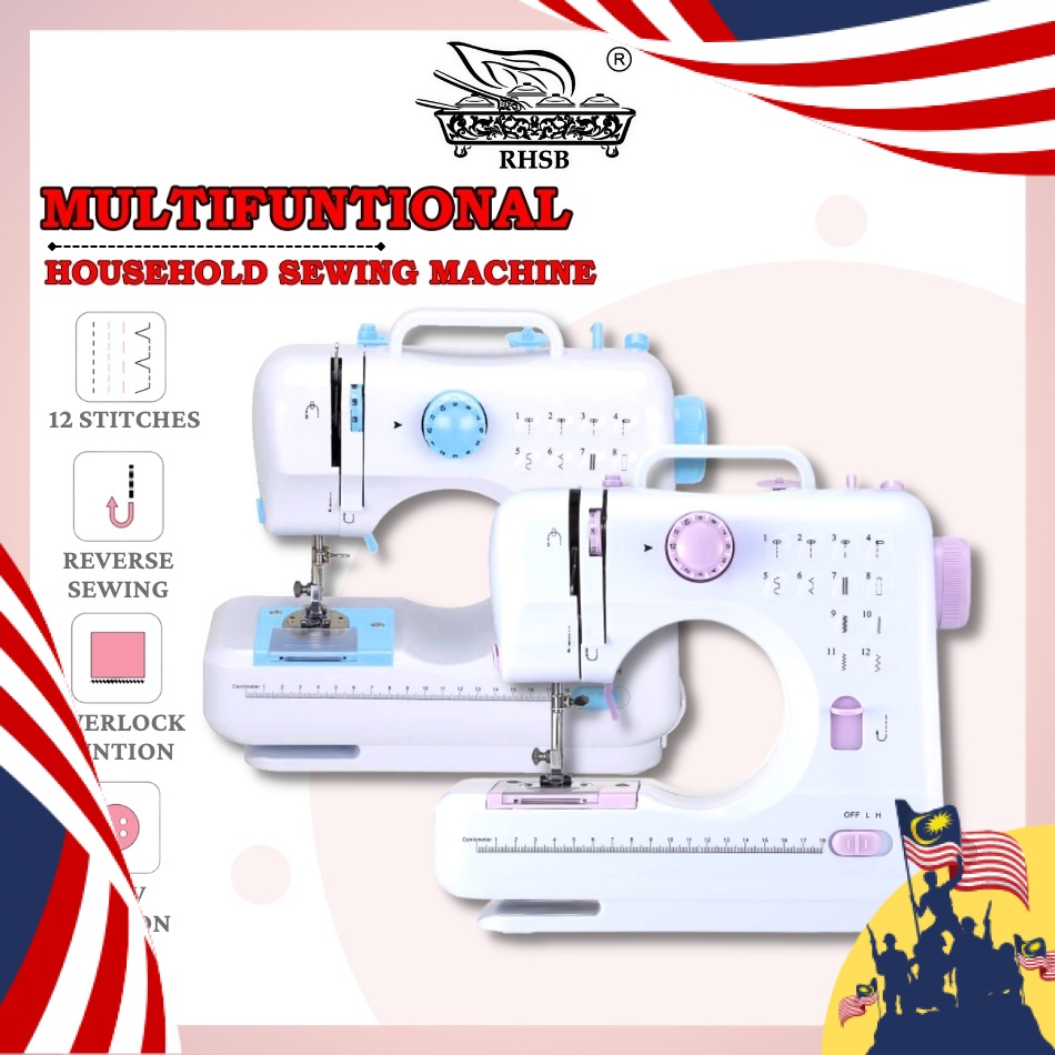 PORTABLE SEWING MACHINE MESIN JAHIT FHSM 505A PRO UPGRADED 12