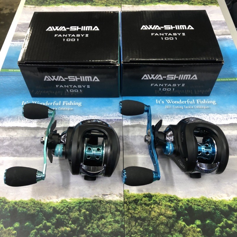 NEW AWA SHIMA FANTASY II 1001 LEFT CASTING REEL Shopee Malaysia