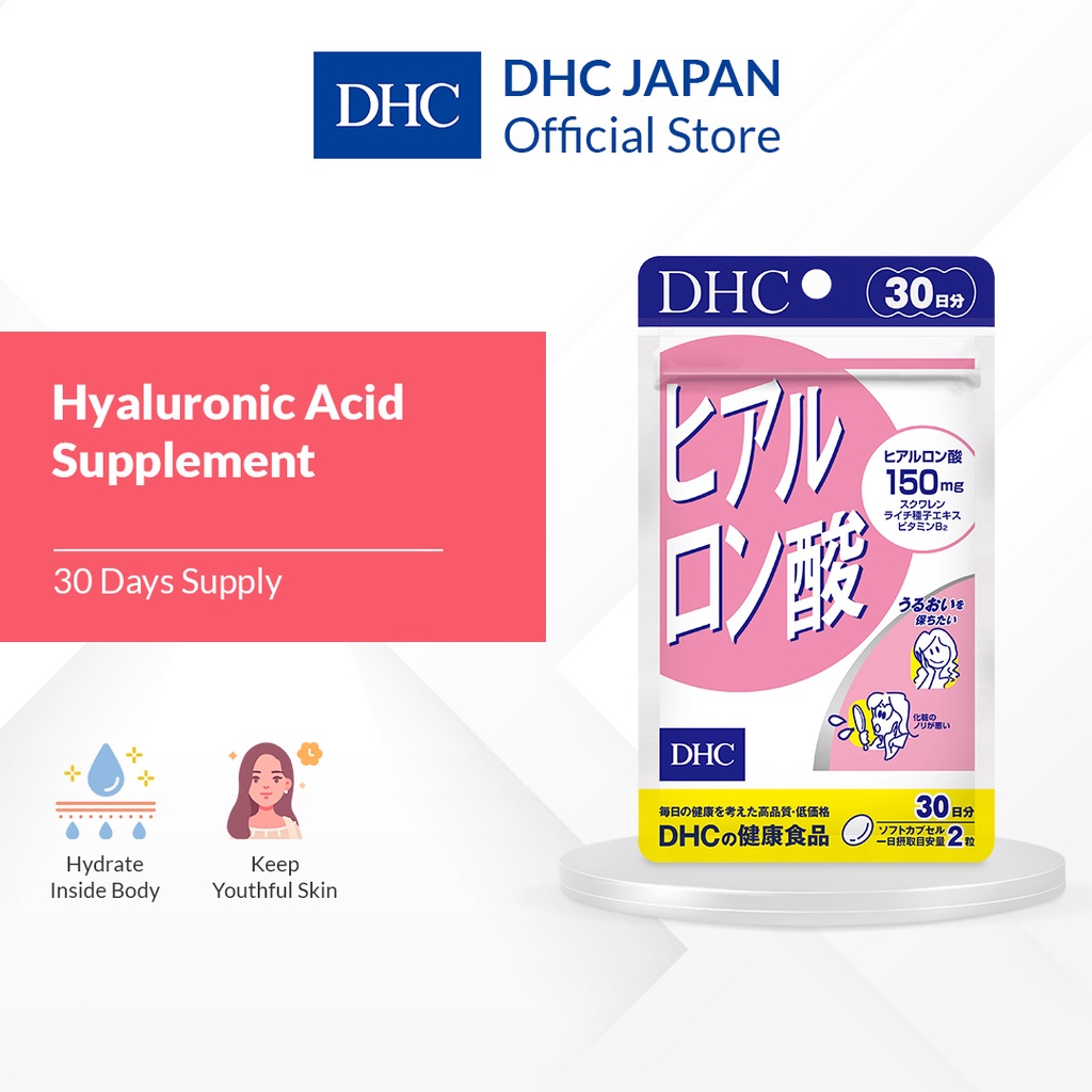 DHC Hyaluronic Acid Supplement Improve Skin Health Hydrate Skin And